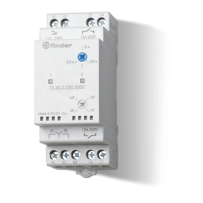 FINDER TIMER MULTIFUNCION 12AMP 2NA 110-240VD/AC