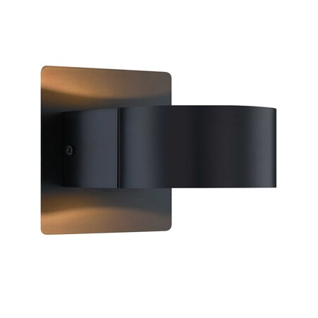 ESTEVEZ RING 6W LED LUZ NEUTRA DECORATIVE WALL NEGRO