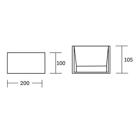 ESTEVEZ SPUR LED 6W LED LUZ CALIDA DECORATIVE WALL BLANCO