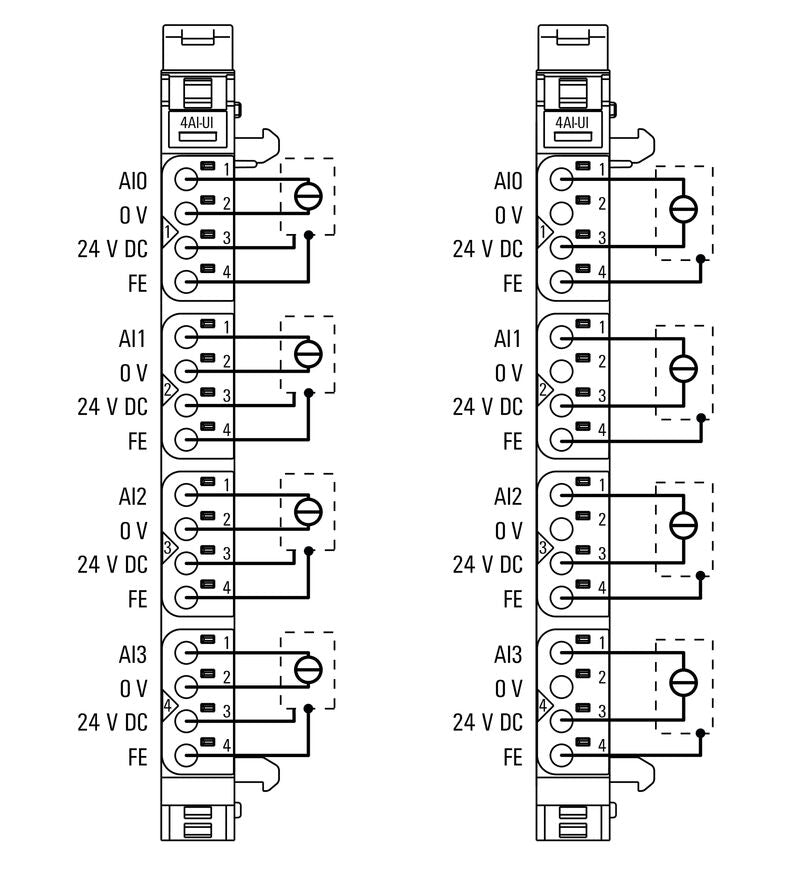WEIDMULLER MODULO 4 ENTR ANALOGAS UR20-4AI-UI-16