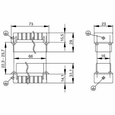 WEIDMULLER CONECTOR HEMBRA HDC HA 16 FS 17-32