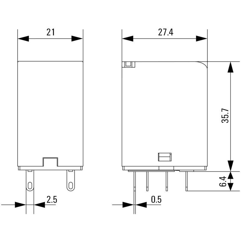 WEIDMULLER INSERTO RELE 2CC 10A C/PULSA DRM270024LT
