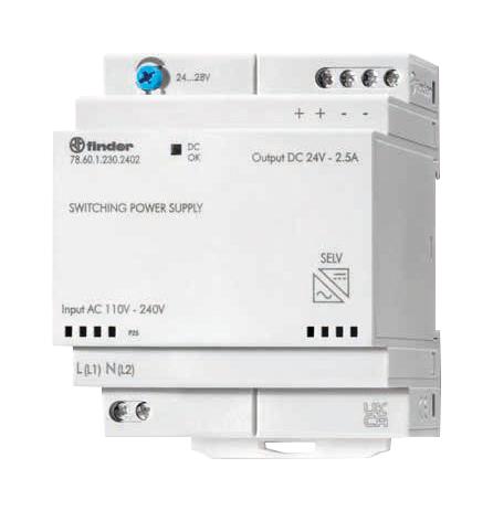 FINDER FUENTE SERIE 78 1F 110-240VAC SAL 24VDC 2.5A