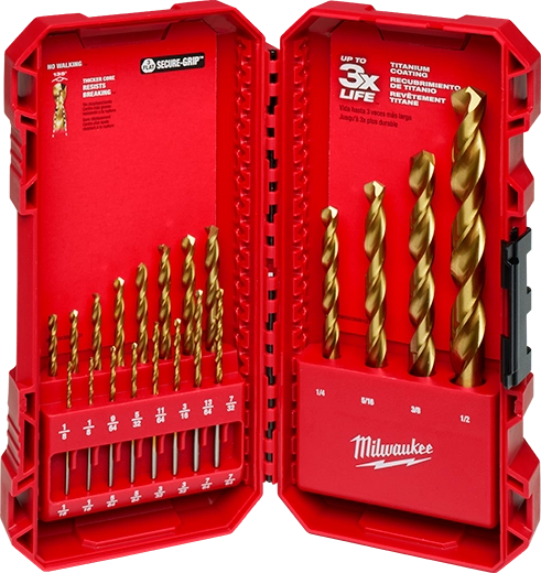 MILWAUKEE JUEGO DE BROCAS THUNDERBOLT TITANIUM