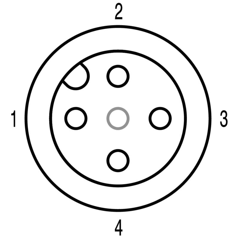 WEIDMULLER CONECTOR HEMBRA SAIB-4-IDC-M12 SMALL