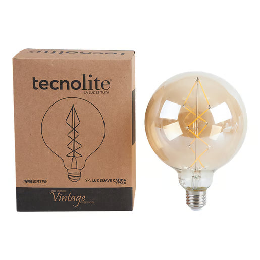 TECNOLITE LAMP LED FILAMENTO G90 7W 127V 2700K E27