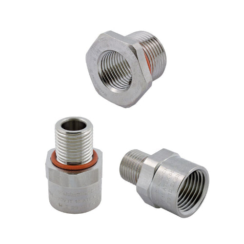 WEIDMULLER ADAPTADOR RECTO KLIPPON M25 M20 LATON NIQ (PAQ 16PZ)