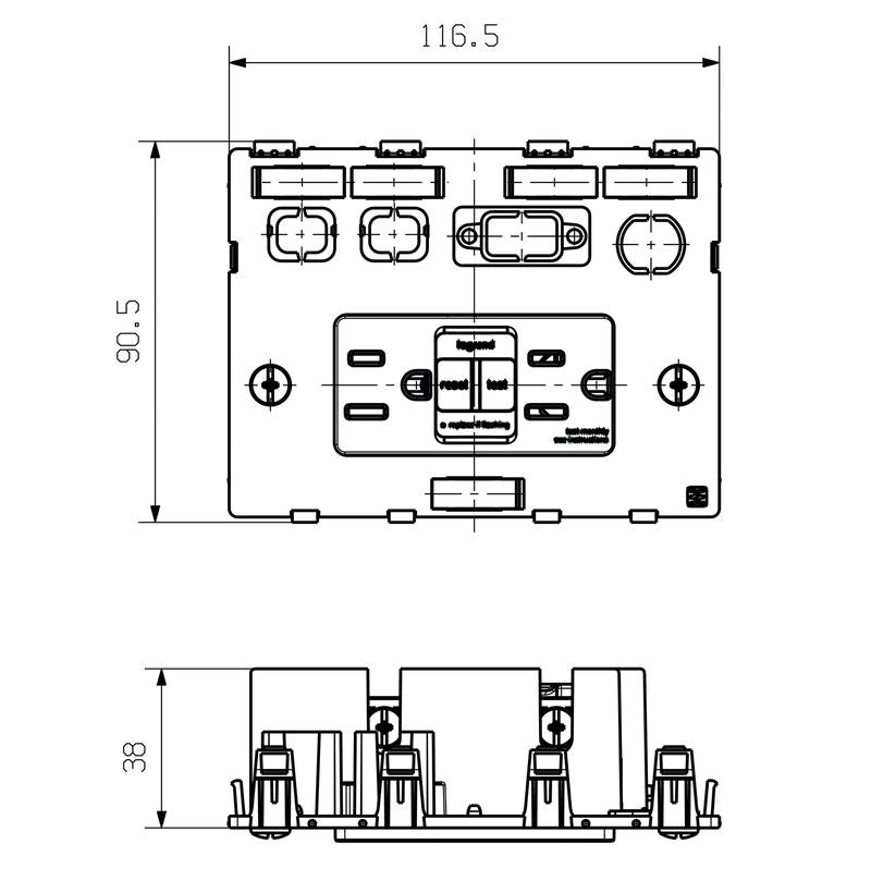 WEIDMULLER IE-FC-DIP-CI/3A/2ST/1D9