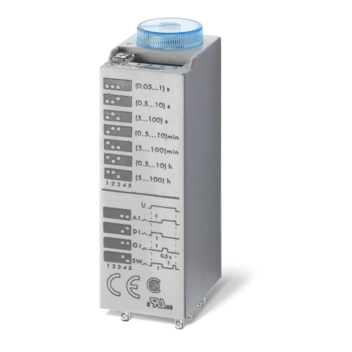 FINDER TIMER MULTIFUNCION 10A 2P2T 230VAC P/BASE 94 8PIN