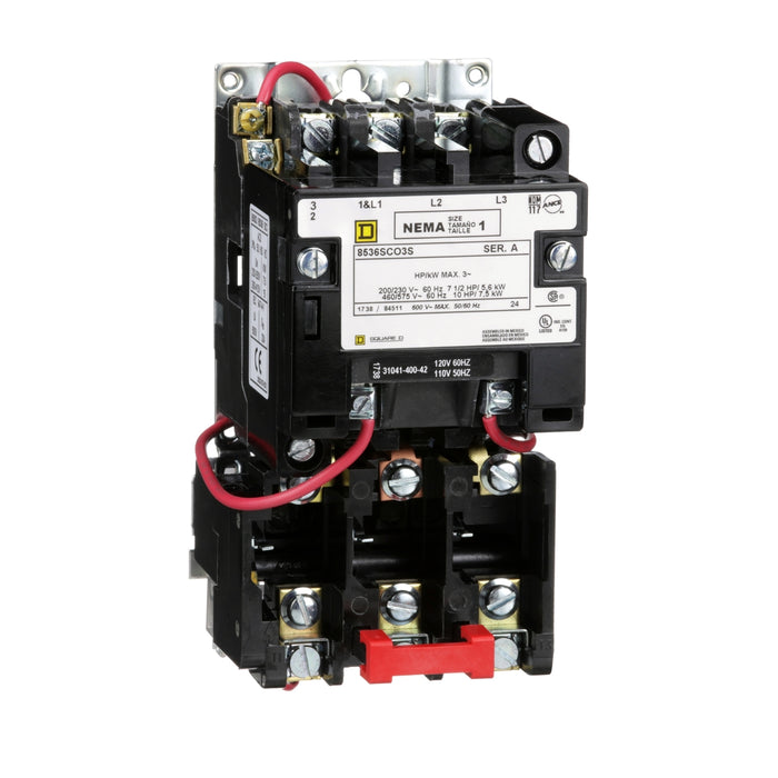 SQUARE D ARRANCADOR MAGNETICO S/GAB 3P 7.5HP 120V