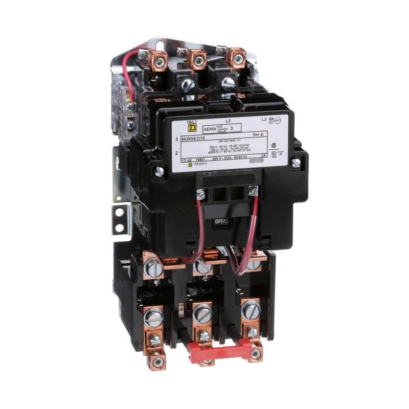 SQUARE D ARRANCADOR MAGNETICO S/GABINETE 90A 50HP 460VCA