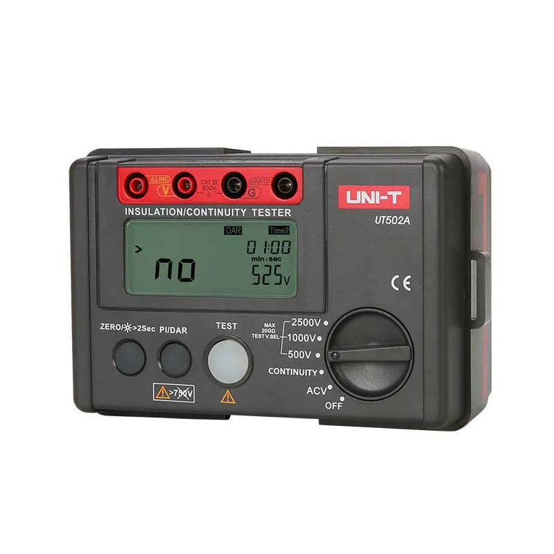 UNI-T MEGGER PROBADOR DE RESISTENCIA DE AISLAMIENTO 500-2500V