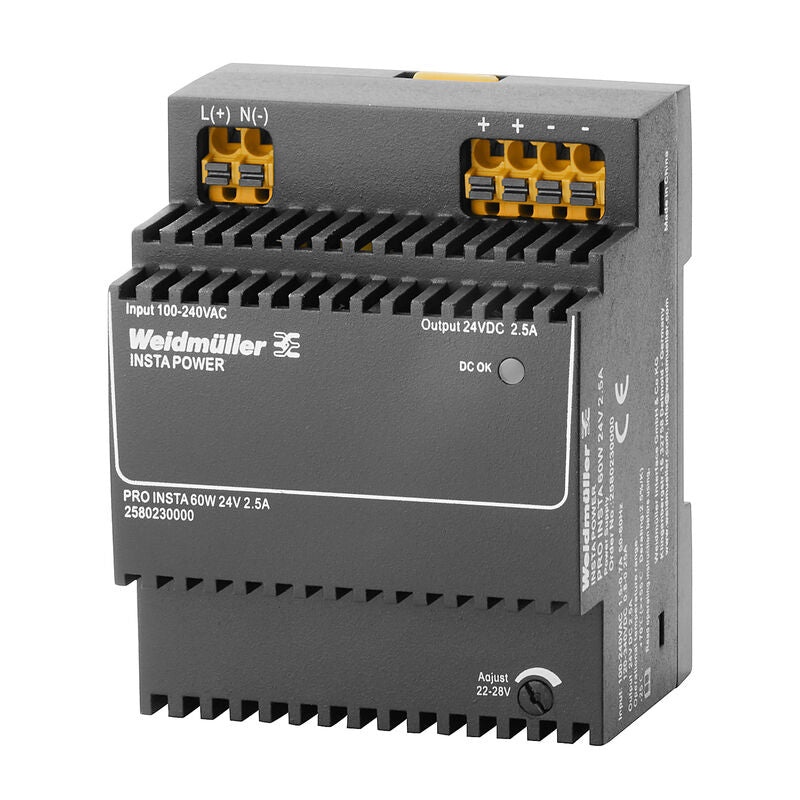 WEIDMULLER FUENTE PRO INSTA 1F 110-240VAC SAL 24VDC 2.5A
