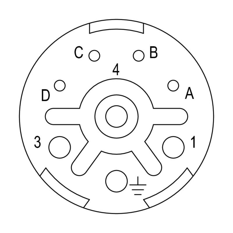 WEIDMULLER CONECTOR SAI-M23-BE-L-4/4