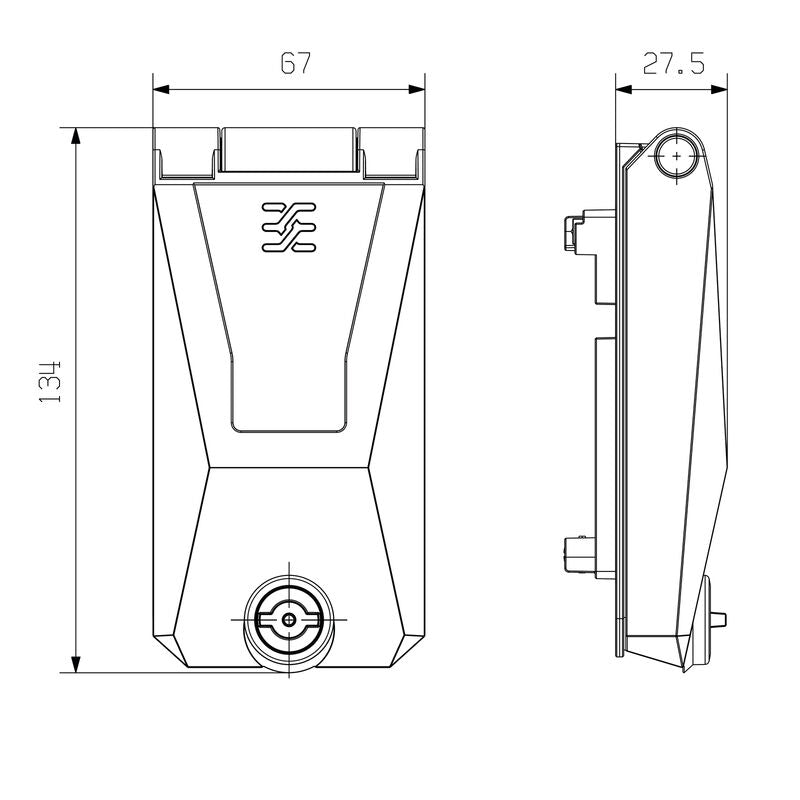 WEIDMULLER TAPA METAL FRONTCOM