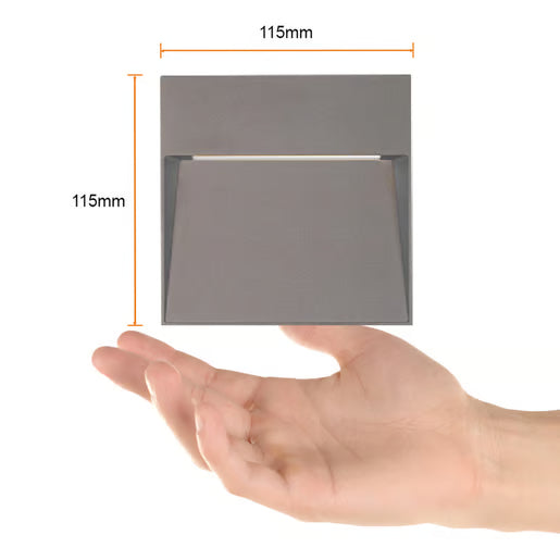 TECNOLITE EXTERIOR DEC MUROS LED8W127V3000K340LM