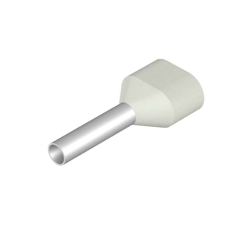 WEIDMULLER PUNTA DOBLE 18AWG H 0.75/15 ZH BLANCA