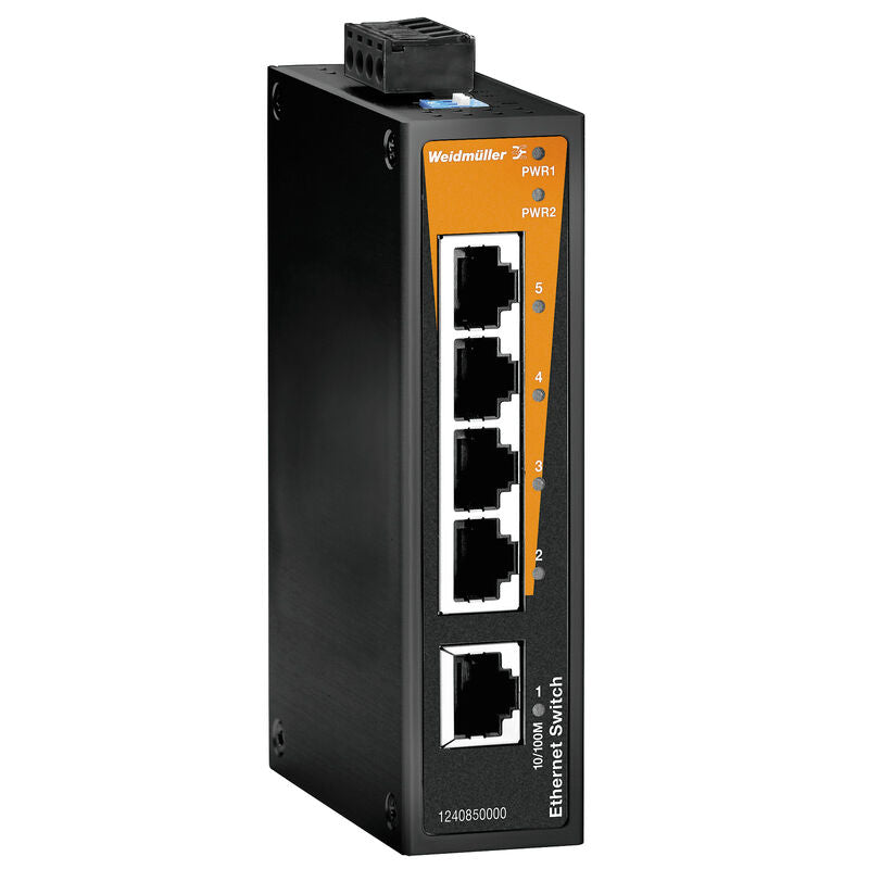 WEIDMULLER IE-SW-BL05T-5TX ETHERNET SWITCH 1240850000