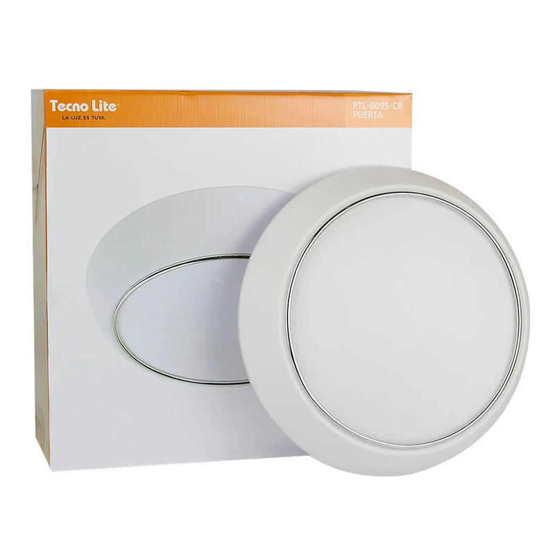 TECNOLITE PLAFON DECORATIVO CROMADO 3XE26 120W 127V