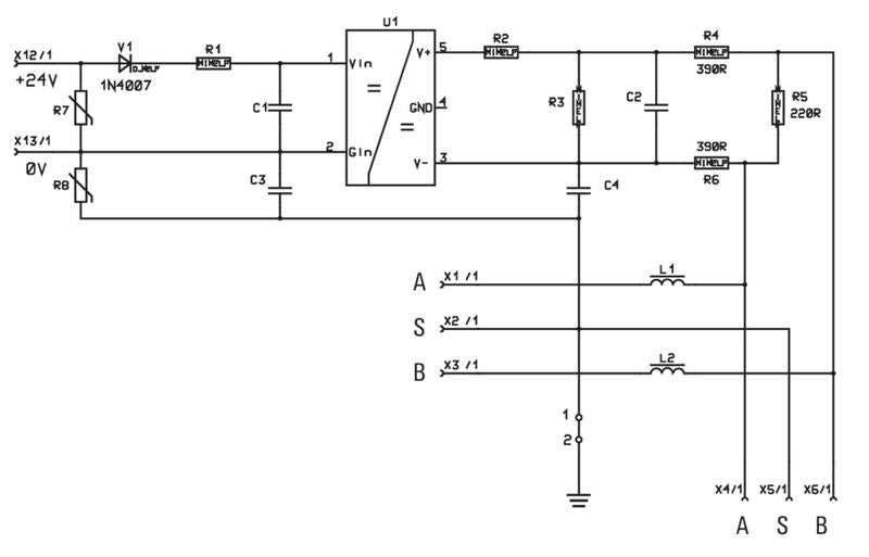 WEIDMULLER DISTRIBUI FINAL DE BUS FBC CON DP CG TERM 24V
