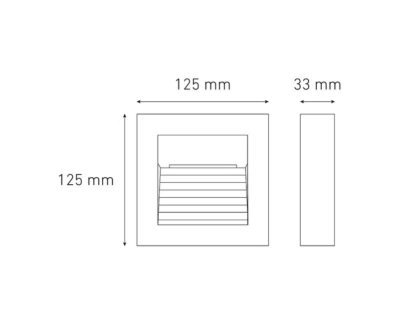 MAGG SW20 CUADRADO S 1.6W 100-240V 27K BC
