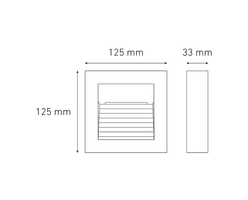 MAGG SW20 CUADRADO S 1.6W 100-240V 40K BC