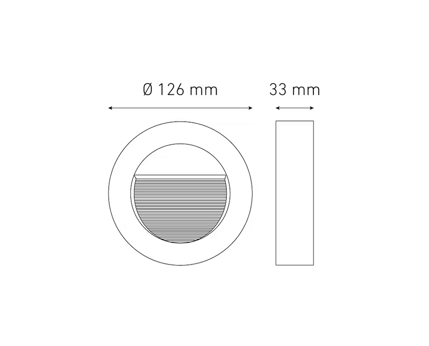 MAGG Sw10 Circular De Sobreponer 1.6W 127V 2700K Blanco SKU: L7001-110