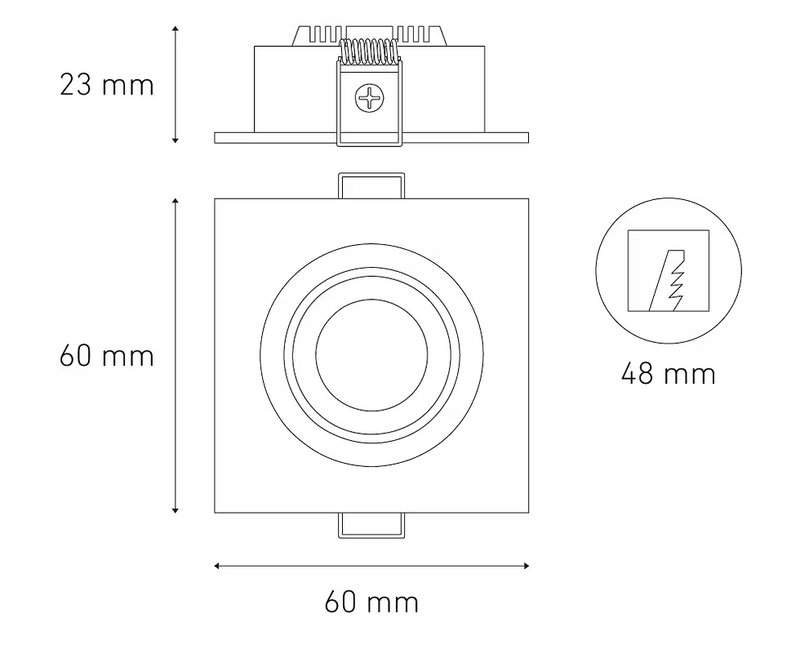 MAGG FLASH I PLANO 3.5W 100-240V 24° 30K AN