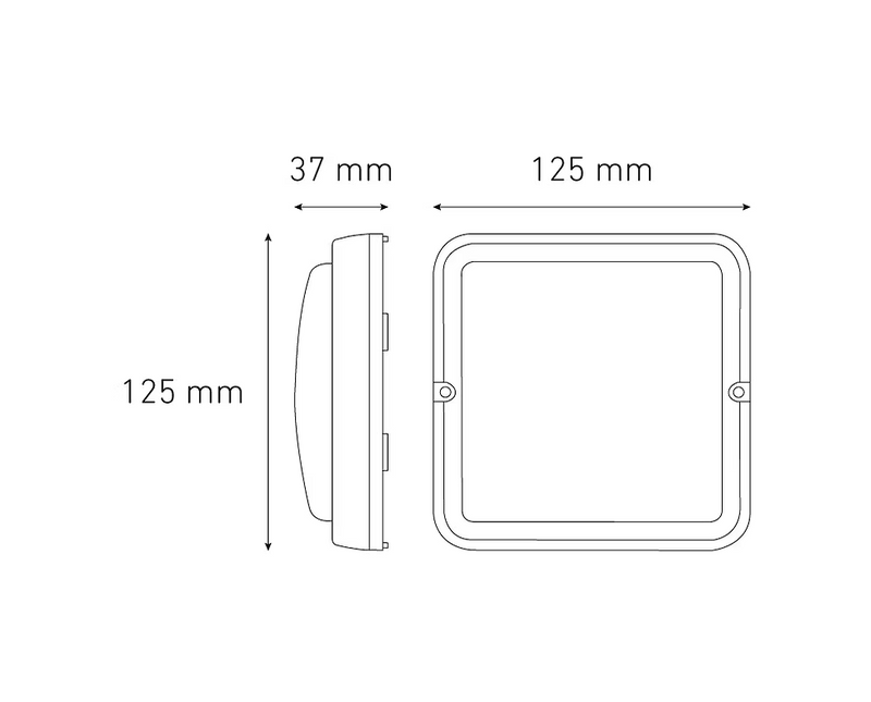 MAGG CEILING LED 125 SS 10W 127V AF 60K BC