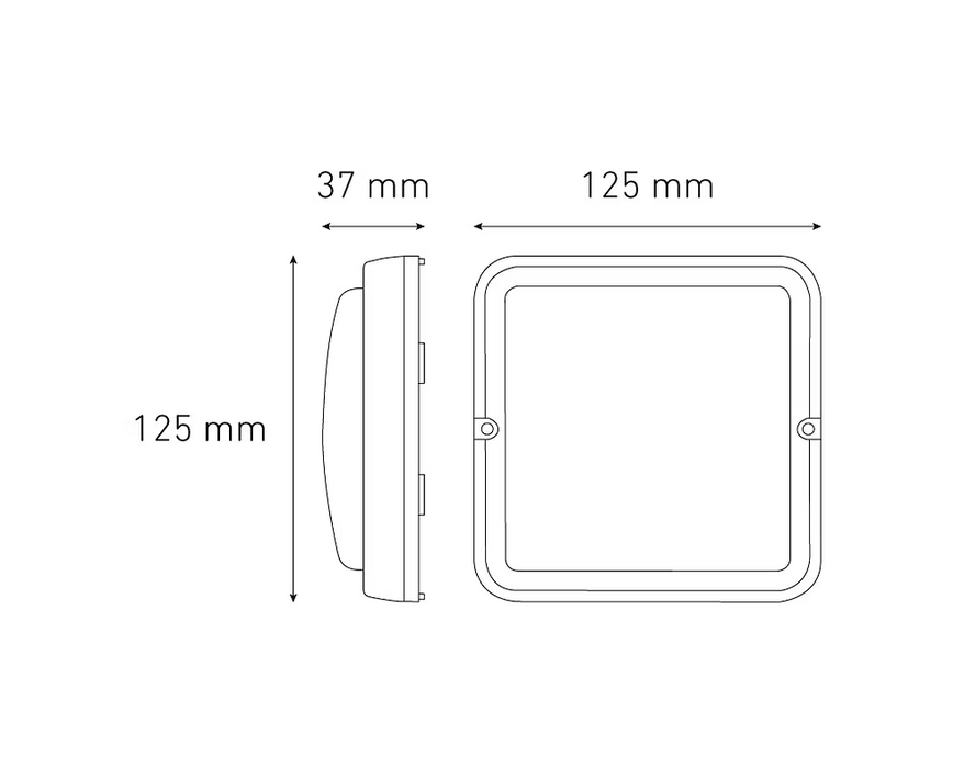 MAGG CEILING LED 125 SS 10W 127V AF 60K BC