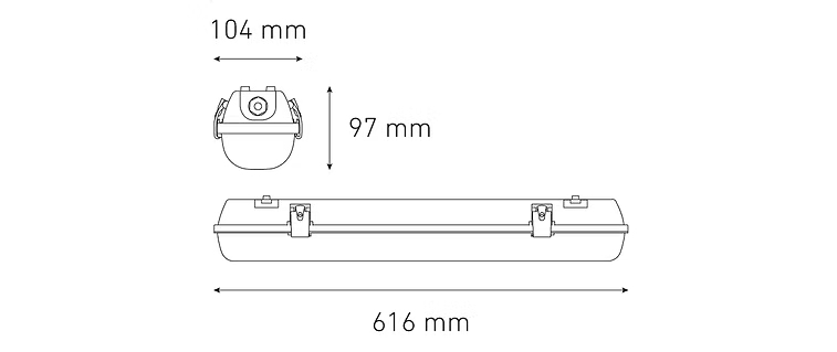 GAMMA Led 600 Emergencia 100-305V 6000K Gris SKU: L5446-530