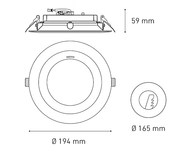 MAGG M 2300 DOM 23W 100-305V 40K BC