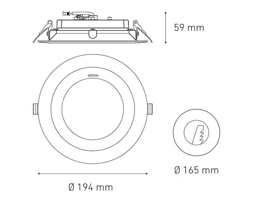 MAGG M 2300 DOM 23W 100-305V 30K BC