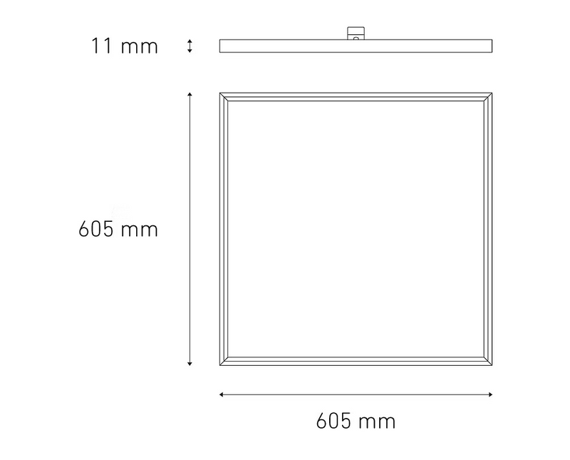 MAGG PANEL (60X60) PRIME 40W 100-305V 40K BC