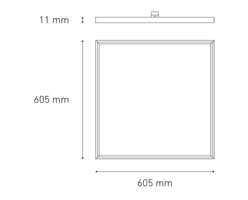 MAGG PANEL (60X60) PRIME 40W 100-305V 40K BC