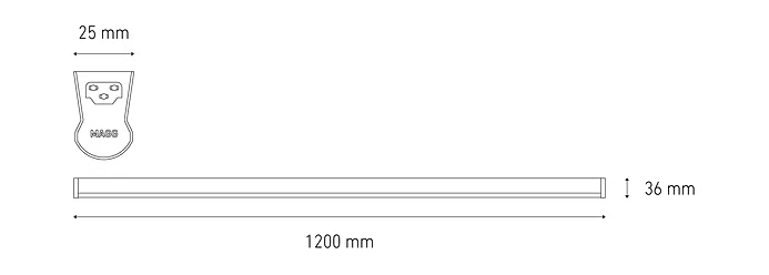 MAGG BL STICK 1200 21W 100-240V 30K BC