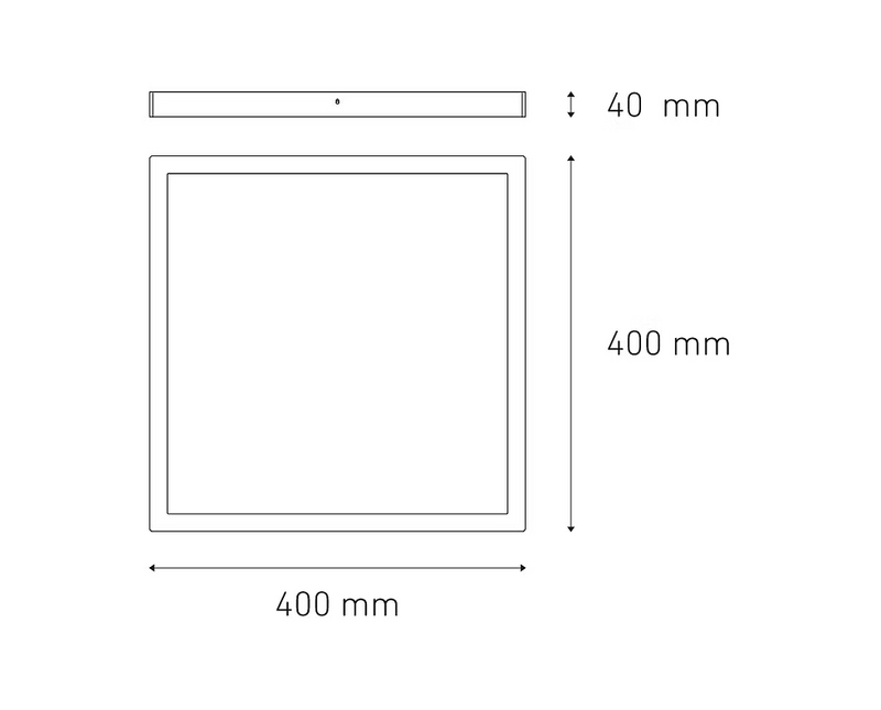 MAGG SQ 35 FLAT S 30W 100-305V 40K BC
