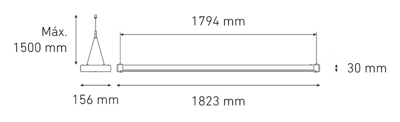 MAGG TREK 1800 92W 100-240V 40K NG