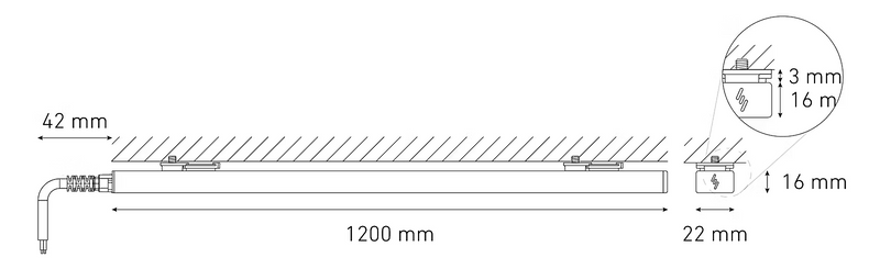 MAGG BL FLAT 1200 P.A. 23W 127V AFP 30K BC OP