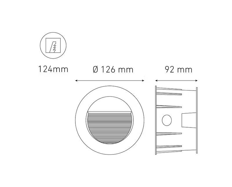 MAGG SW30 CIRCULAR 1.6W 100-240V 27K BC