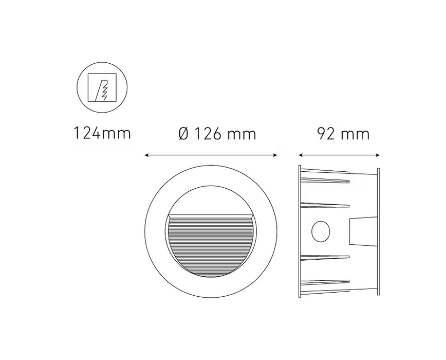 MAGG SW30 CIRCULAR 1.6W 100-240V 40K BC
