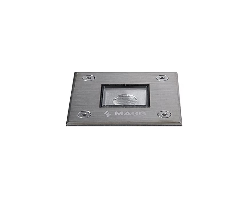 MAGG EP 60 SQUARE 0.8W 100-240V 18° 27K AC INOX