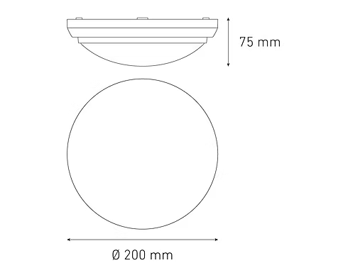 MAGG CEILING LED 200 SS 15W 127V AF 30K CH