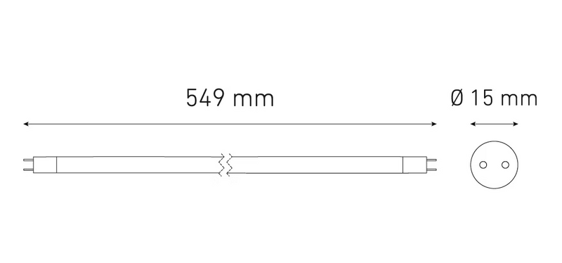MAGG LAM T5 LED 9W 100-305V 60K