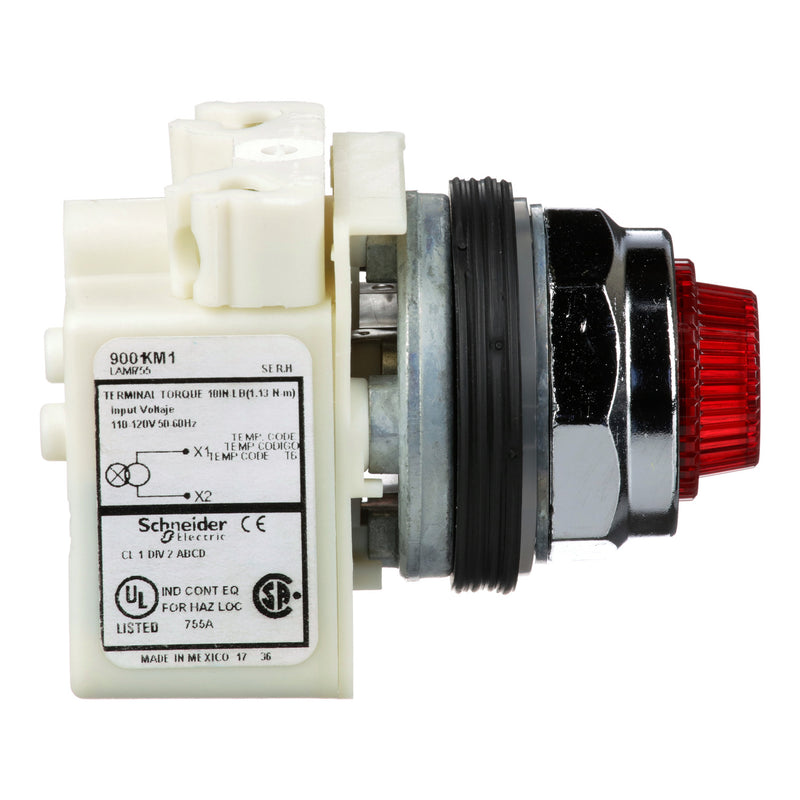 SQUARE D LAMPARA PILOTO ROJA 120V