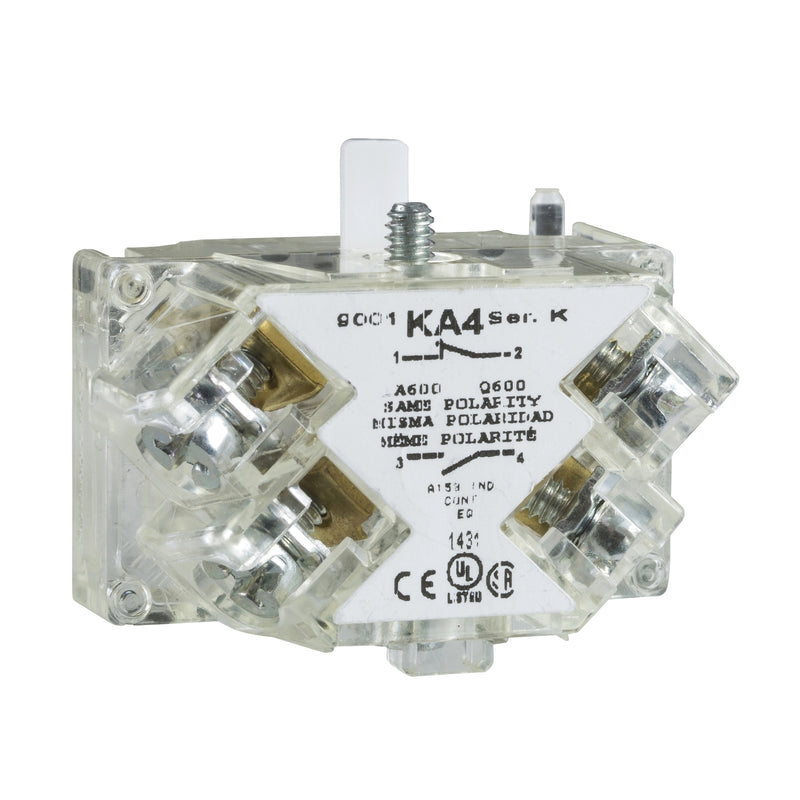 SQUARE D BLOCK DE CONTACTOS 10A 125V 30MM