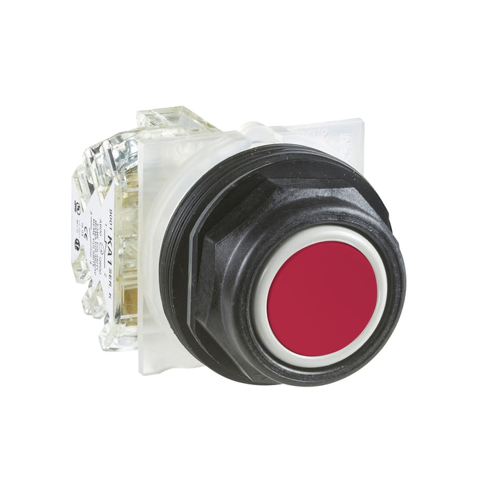 SQUARE D BOTON ROJO 30MM