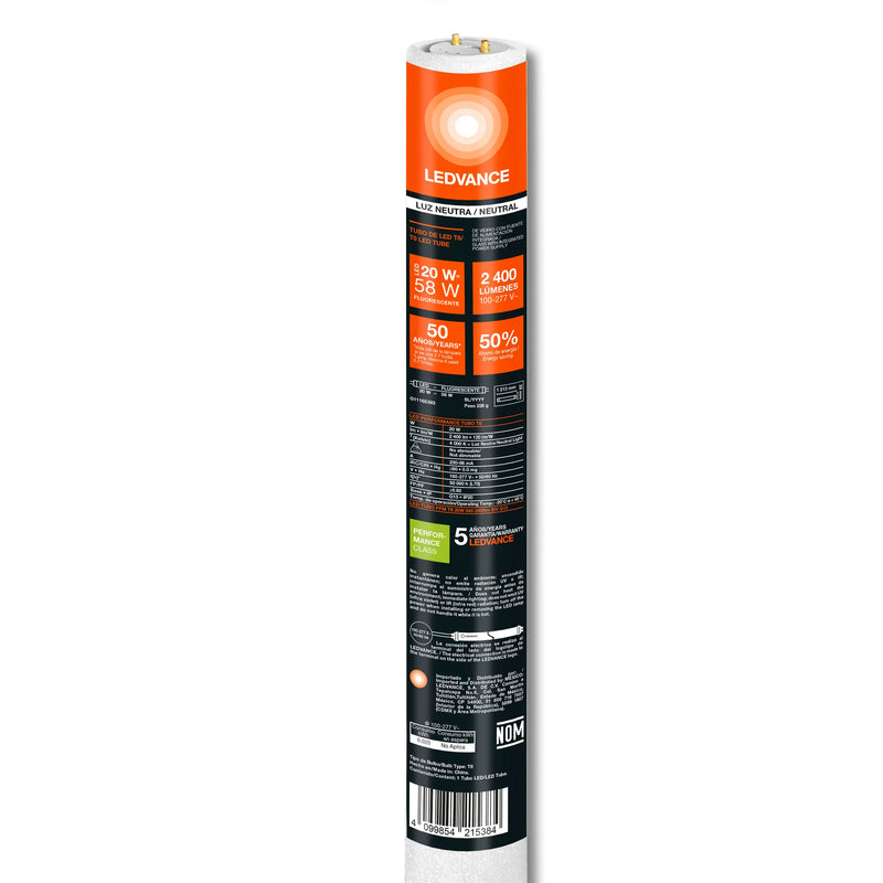 LEDVANCE TUBO LED SUPERSTAR T8 19W 100-277V G13 6500K G2