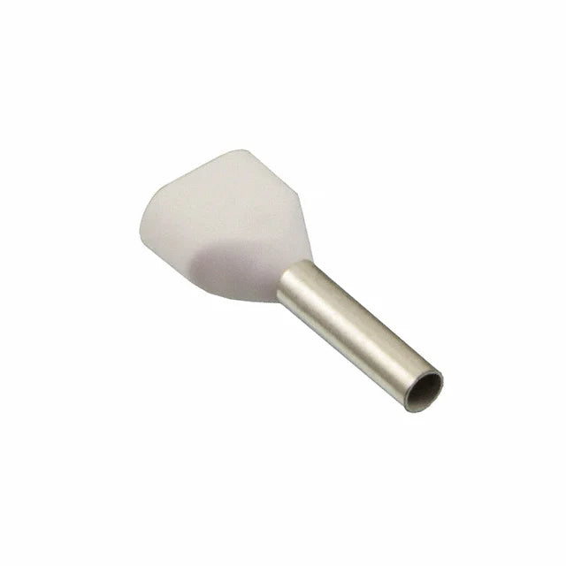 WEIDMULLER PUNTA DOBLE 18AWG H 0.75/15 ZH BLANCA (500 pzas)