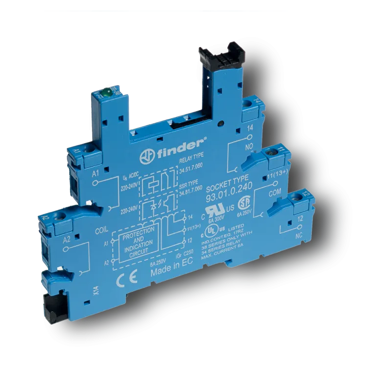 FINDER BASE 5 PIN P/RELEVADOR MINI FAM 34.51